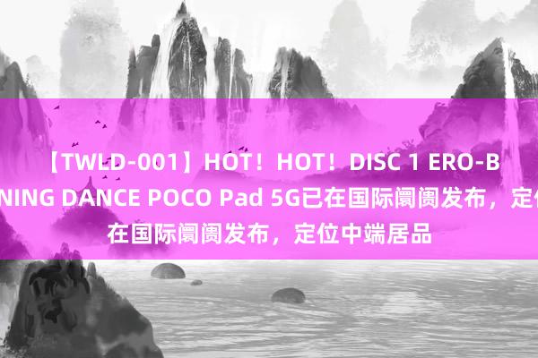 【TWLD-001】HOT！HOT！DISC 1 ERO-BODY BURNING DANCE POCO Pad 5G已在国际阛阓发布，定位中端居品